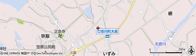 兵庫県三木市口吉川町大島1045周辺の地図