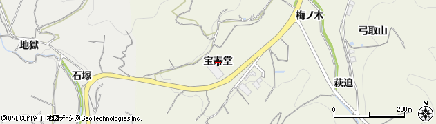 愛知県幸田町（額田郡）野場（宝寿堂）周辺の地図