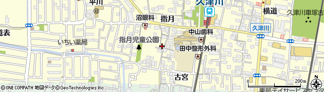 京都府城陽市平川指月49周辺の地図