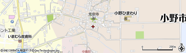 兵庫県小野市広渡町98周辺の地図