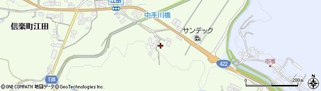 滋賀県甲賀市信楽町江田920周辺の地図