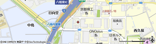 京都府八幡市上奈良（長池）周辺の地図
