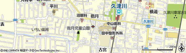 京都府城陽市平川指月51周辺の地図