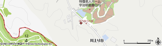 京都府宇治市白川（川上り谷）周辺の地図