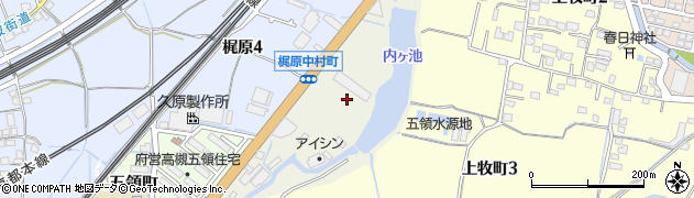 大阪府高槻市梶原中村町周辺の地図
