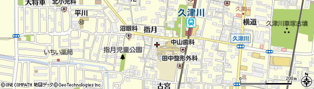 京都府城陽市平川指月6周辺の地図