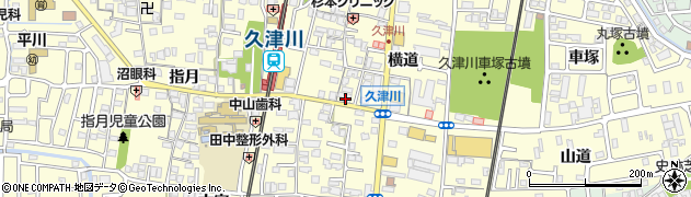 京都中央信用金庫久津川支店周辺の地図
