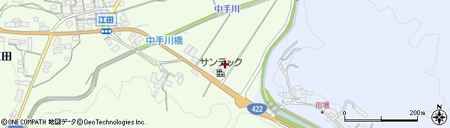 滋賀県甲賀市信楽町江田944周辺の地図