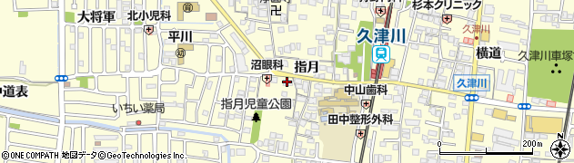 京都府城陽市平川指月60周辺の地図