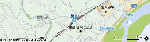 長山駅周辺の地図