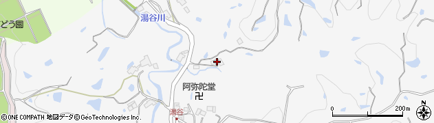 兵庫県三木市吉川町湯谷1周辺の地図