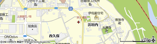 京都府八幡市上津屋（浜垣内）周辺の地図