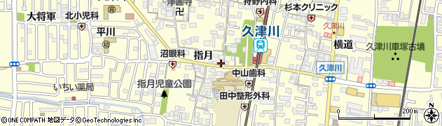 京都府城陽市平川指月76周辺の地図