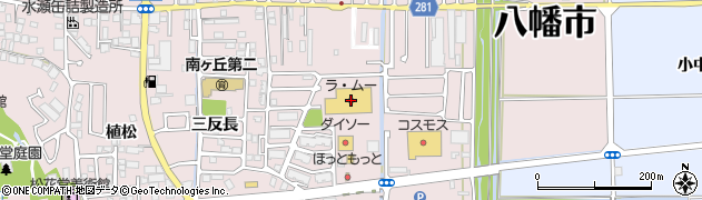 ラ・ムー八幡店周辺の地図