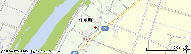 兵庫県小野市住永町107周辺の地図