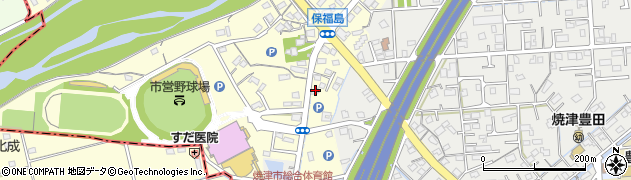 静岡県焼津市保福島1084周辺の地図
