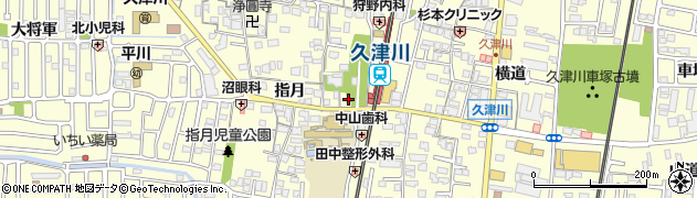 城陽警察署久津川交番周辺の地図