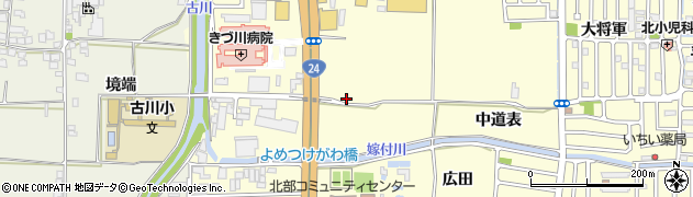 京都府城陽市平川西六反17周辺の地図