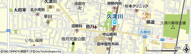 京都府城陽市平川指月75周辺の地図