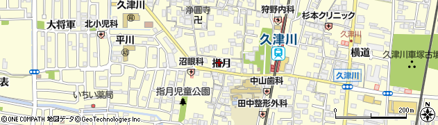 京都府城陽市平川指月73周辺の地図