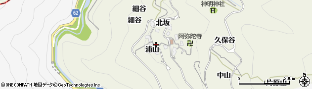 京都府宇治田原町（綴喜郡）高尾（浦山）周辺の地図