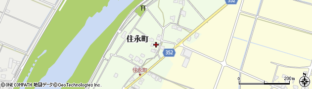 兵庫県小野市住永町108周辺の地図