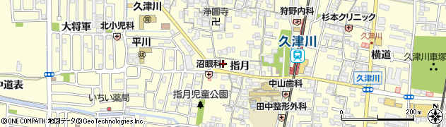 京都府城陽市平川指月71周辺の地図