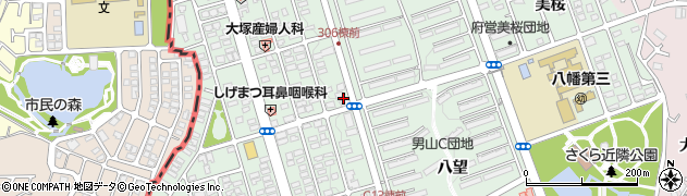 イセヅドライ男山店周辺の地図