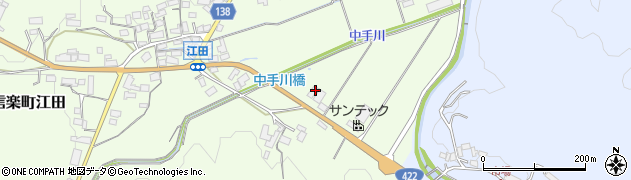 滋賀県甲賀市信楽町江田1119周辺の地図