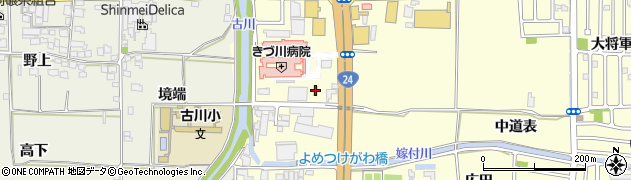 京都府城陽市平川西六反33周辺の地図