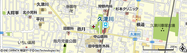 京都府城陽市平川指月83周辺の地図