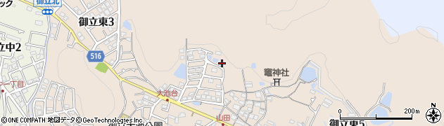 兵庫県姫路市御立東周辺の地図
