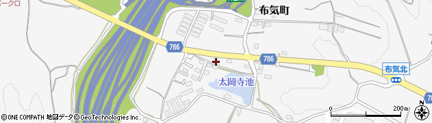 三重県亀山市布気町951周辺の地図