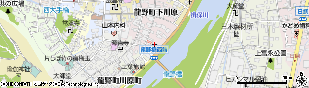 兵庫県たつの市龍野町下川原78周辺の地図