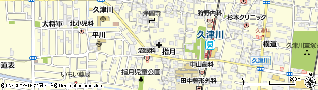 京都府城陽市平川（指月）周辺の地図
