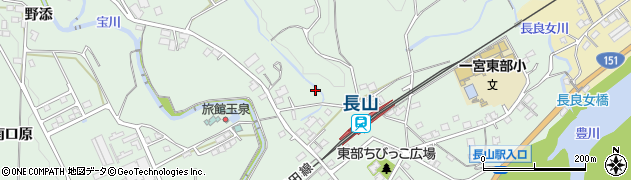 愛知県豊川市上長山町（西水神平）周辺の地図