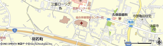 亀山市社会福祉協議会周辺の地図