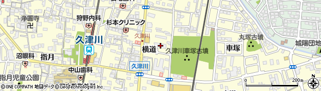京都府城陽市平川横道76周辺の地図
