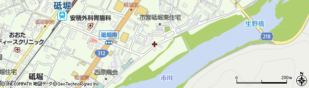 兵庫県姫路市砥堀124周辺の地図