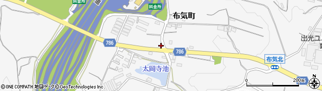 三重県亀山市布気町958周辺の地図