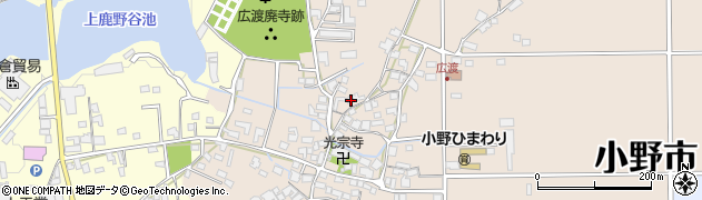 兵庫県小野市広渡町144周辺の地図