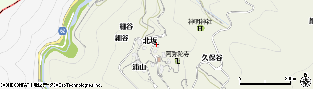京都府綴喜郡宇治田原町高尾北坂周辺の地図