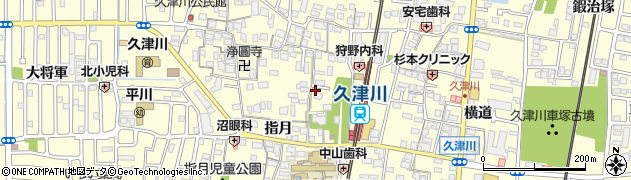 京都府城陽市平川指月87周辺の地図
