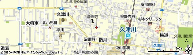 京都府城陽市平川指月103周辺の地図