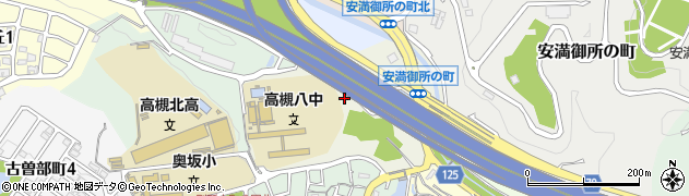 大阪府高槻市紅茸町周辺の地図