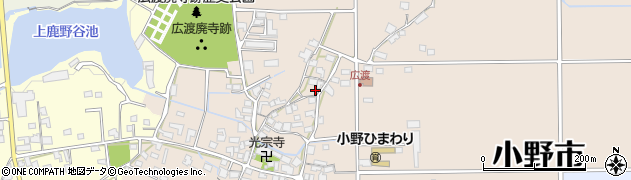 兵庫県小野市広渡町192周辺の地図