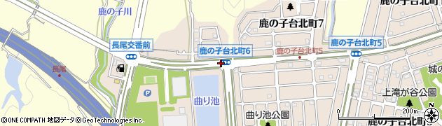鹿の子台北町６周辺の地図