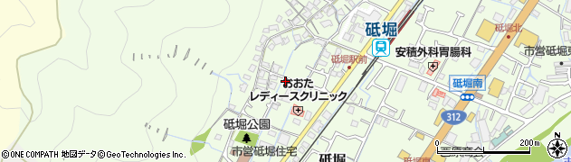 兵庫県姫路市砥堀412周辺の地図