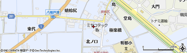 京都府八幡市内里北ノ口41周辺の地図