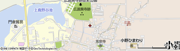 兵庫県小野市広渡町345周辺の地図